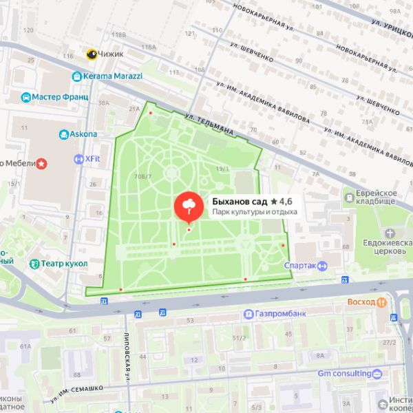Миниатюра: Быханов сад