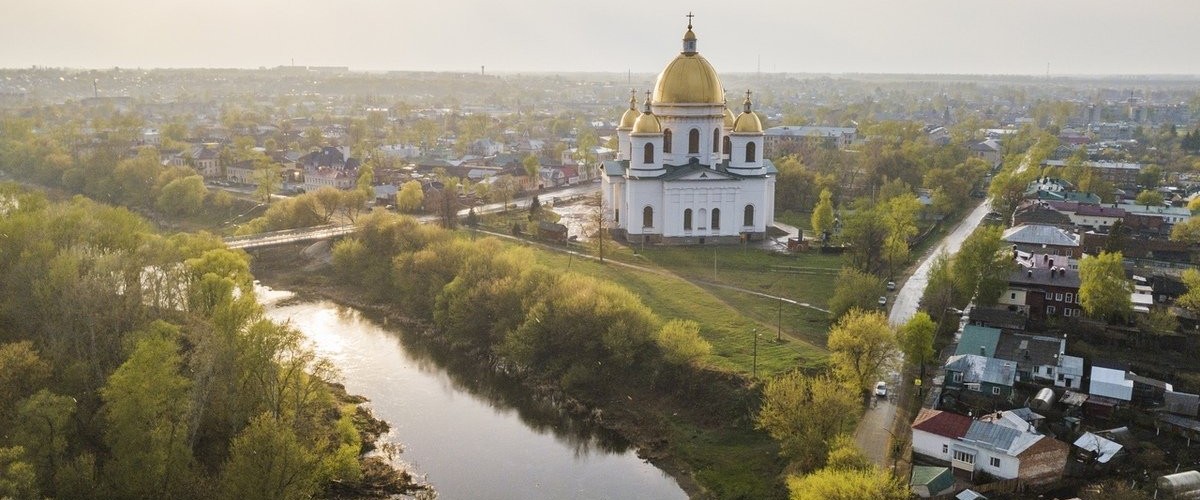 Миниатюра: Городской сад имени А. С. Пушкина в Моршанске - фото места